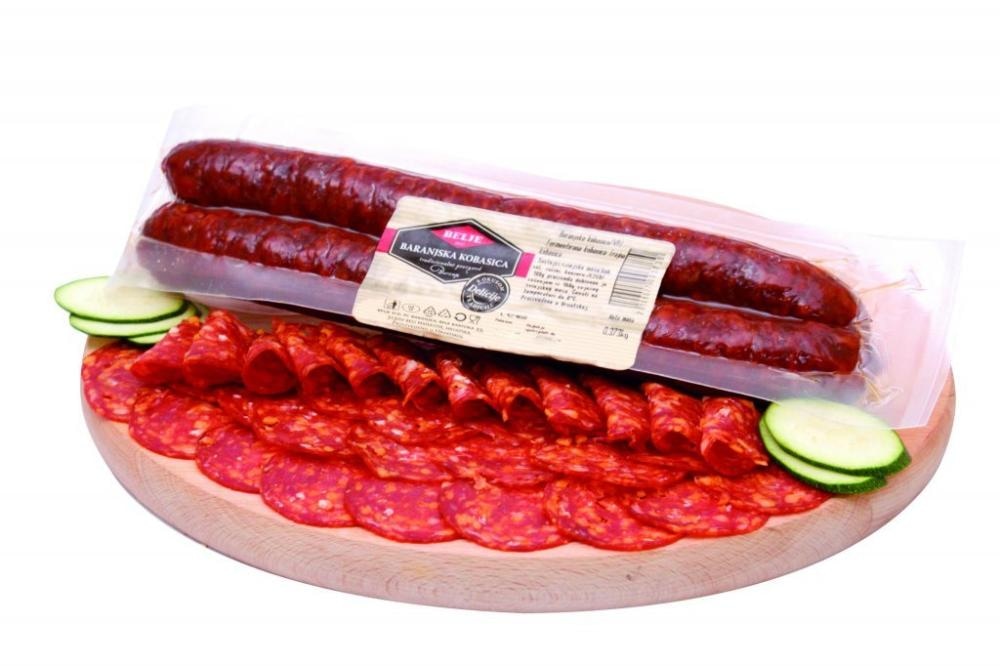 Domaća baranjska kobasica Belje 1 kg Akcija u trgovini Konzum