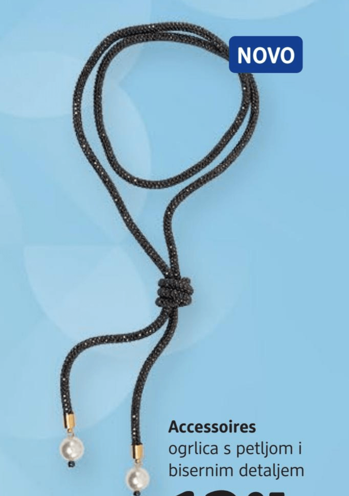 Accessoires ogrlica s petljom i bisernim detaljem - Akcija u trgovini Dm