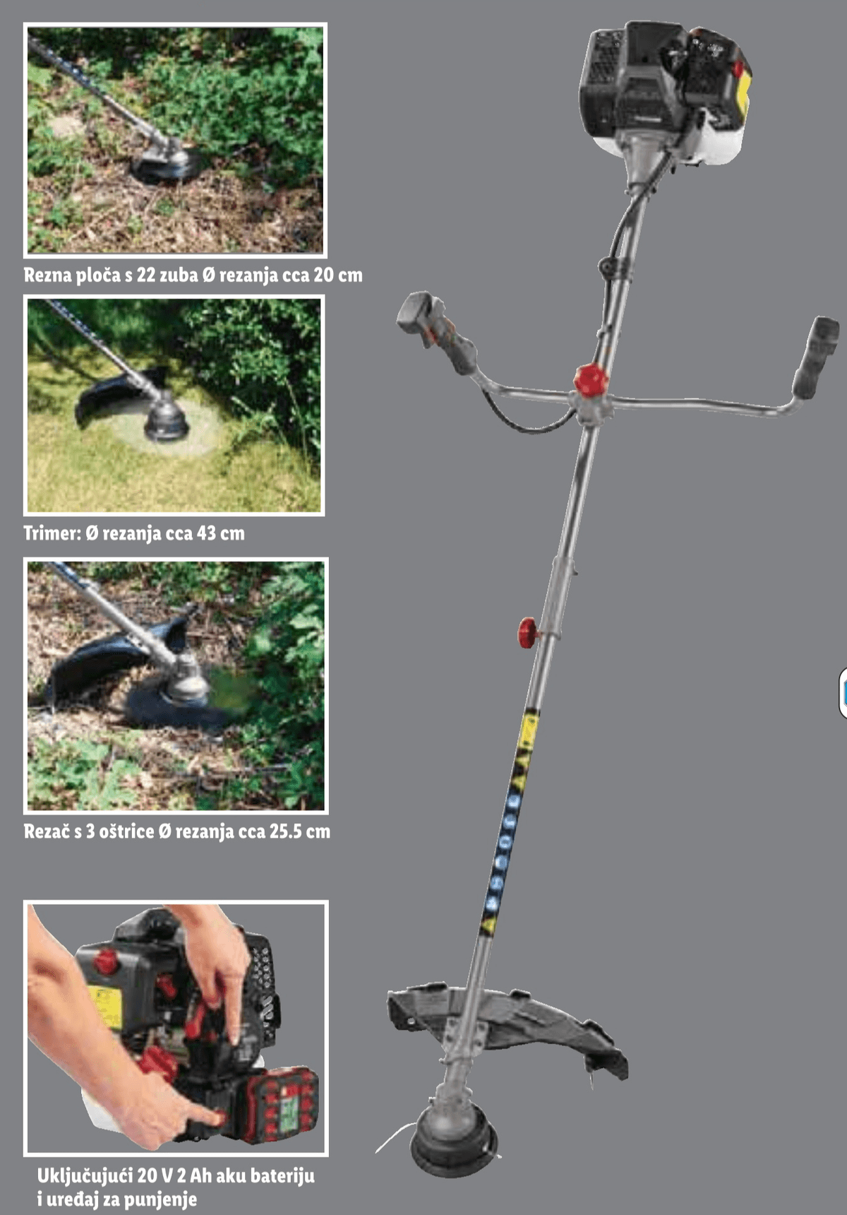 PARKSIDE PERFORMANCE 3 u 1 benzinski trimer - Akcija u trgovini Lidl