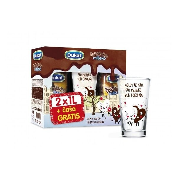 Dukat Čokoladno mlijeko 2x1 L - Akcija u trgovini Kaufland