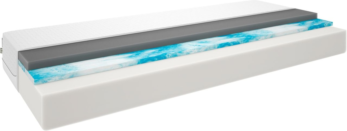 Kvita madrac od pjene 80x200 cm WELLPUR - Akcija u trgovini Jysk