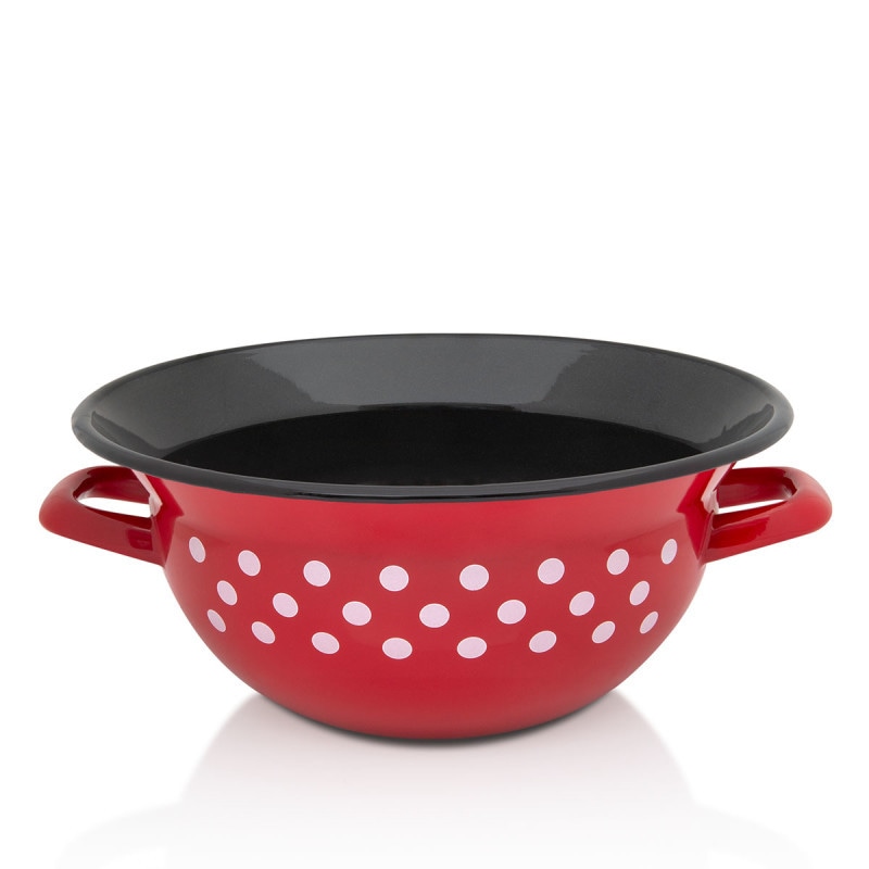 RED DOTS Emajlirana posuda vangla/vajnik 28cm/5l - Akcija u trgovini Pivac