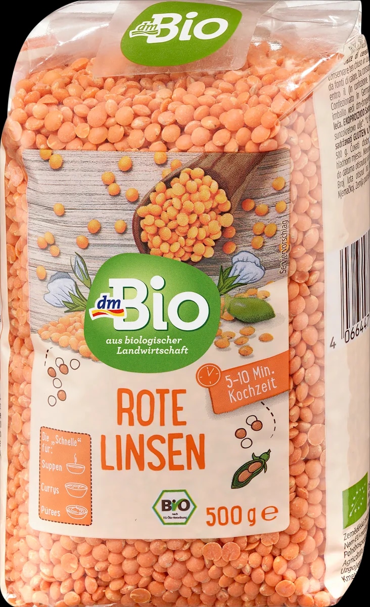 Rote Linsen 500 ge BIO - Akcija u trgovini Kaufland