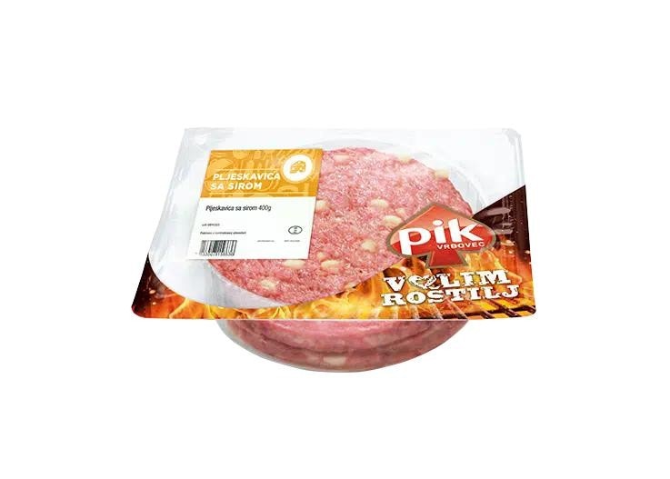 Pljeskavica sa sirom 400g PIK Akcija u trgovini Konzum