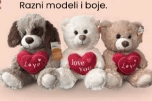 Medvjedići 25 cm Giocoliere - Akcija u trgovini Eurospin