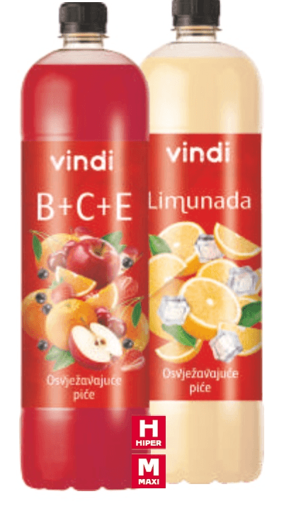 Vindi, Vindija Negazirano piće 1,5 L - Akcija u trgovini Tommy