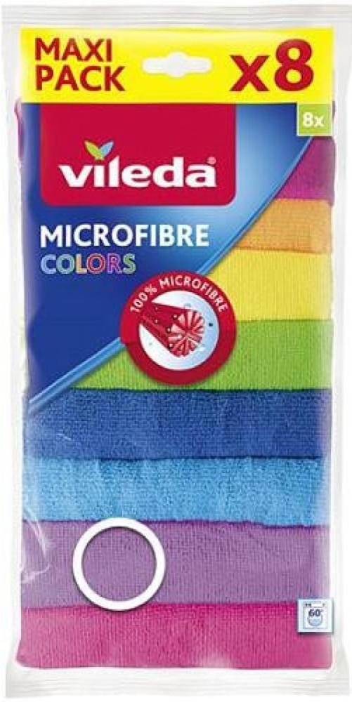 Vileda Set krpa Microfibre Color 8 komada u pakiranju - Akcija u trgovini Spar