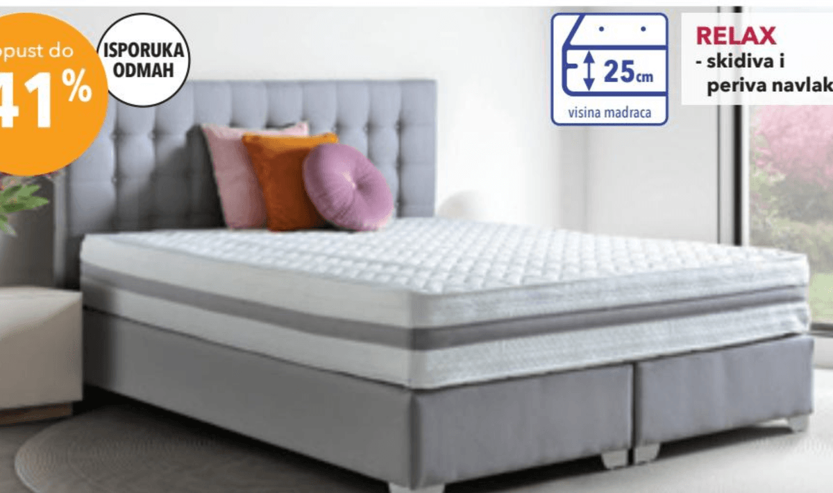Madrac RELAX 160x200cm - Akcija u trgovini Harvey Norman