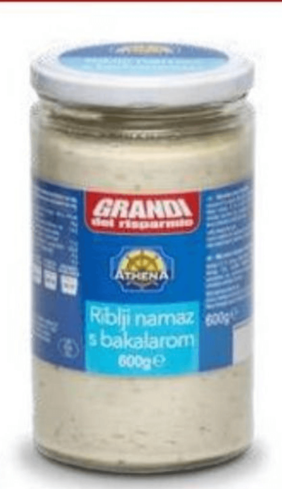 Namaz od bakalara 600 g Athena - Akcija u trgovini Eurospin