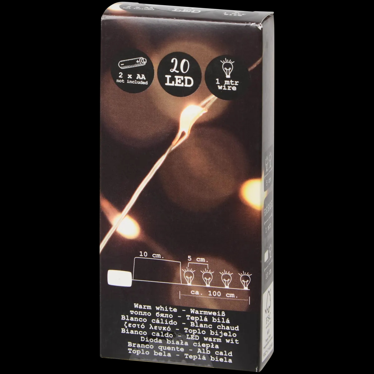 Rasvjetni lanac 20 LED, 1 m Akcija u trgovini Action