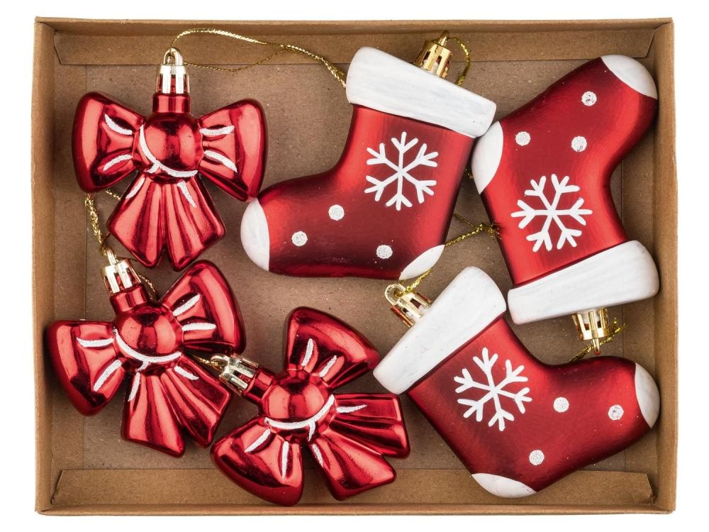 LIVARNO home Ukrasi za božićno drvce 6 komada u setu - Akcija u trgovini Lidl