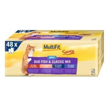 MultiFit Duo Fish & Classic Mix 48x100 g Akcija u trgovini Zoo City