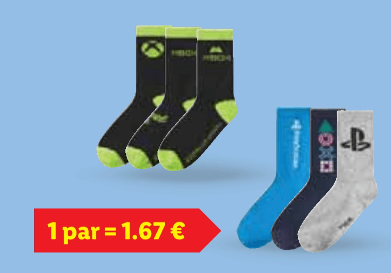 Dječje čarape 3 para u setu - Akcija u trgovini Lidl