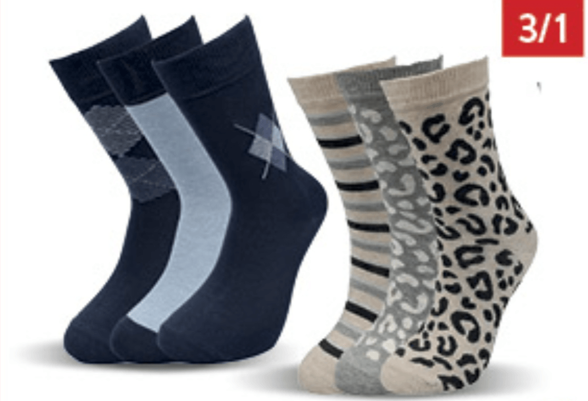 Čarape 3/1 - Akcija u trgovini Konzum