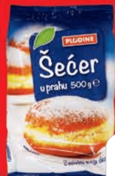 PLODINE Šećer u prahu 500 g - Akcija u trgovini Plodine