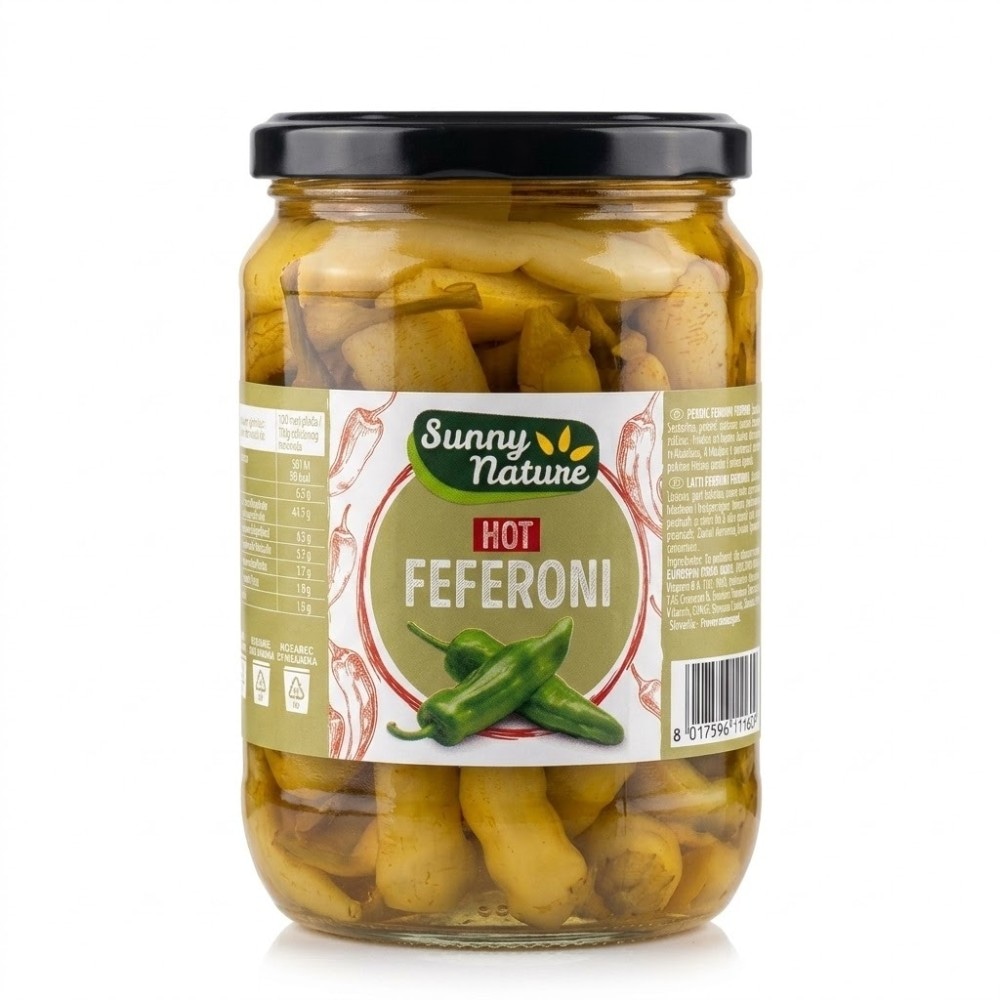 Sunny Nature feferoni blagi/ljuti 280 g Akcija u trgovini Eurospin