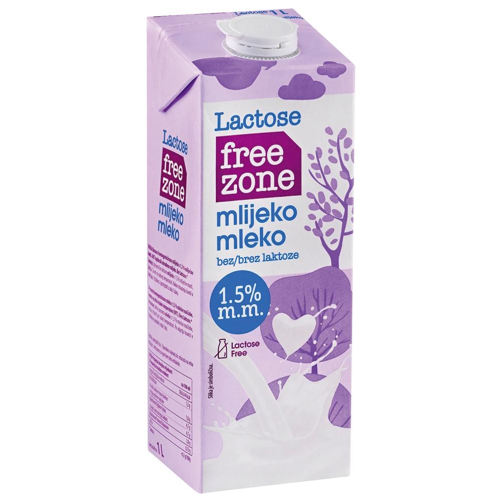 FREE ZONE Mlijeko 1l - Akcija u trgovini Konzum
