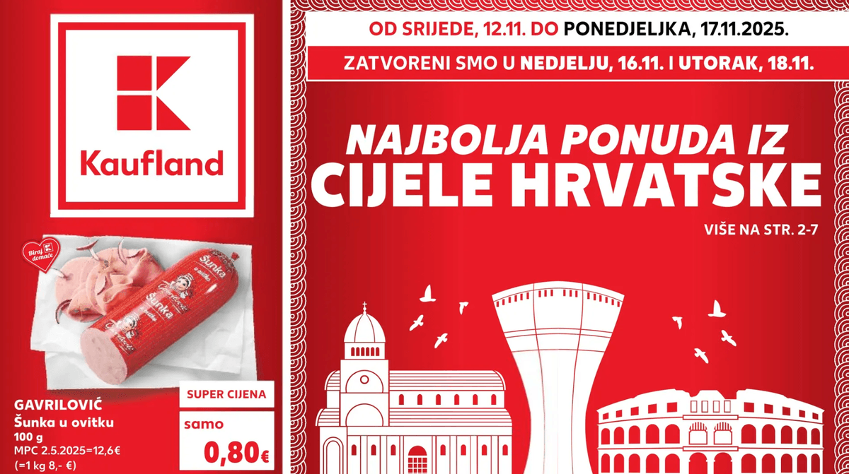 Kaufland katalog Akcijska ponuda od 12.11. do 17.11.2025