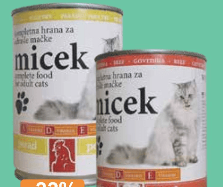Hrana za mačke Micek 415 g - Akcija u trgovini KTC