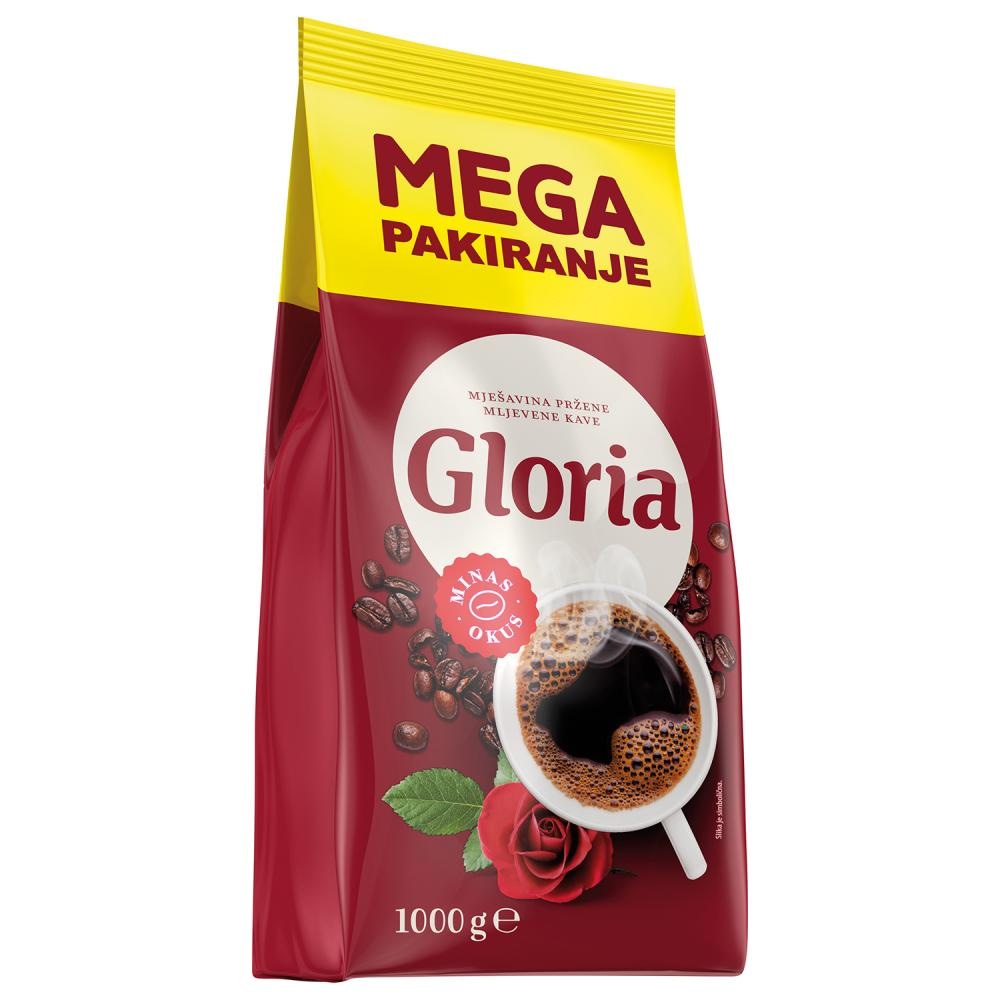 Gloria kava 1000 g Akcija u trgovini Konzum
