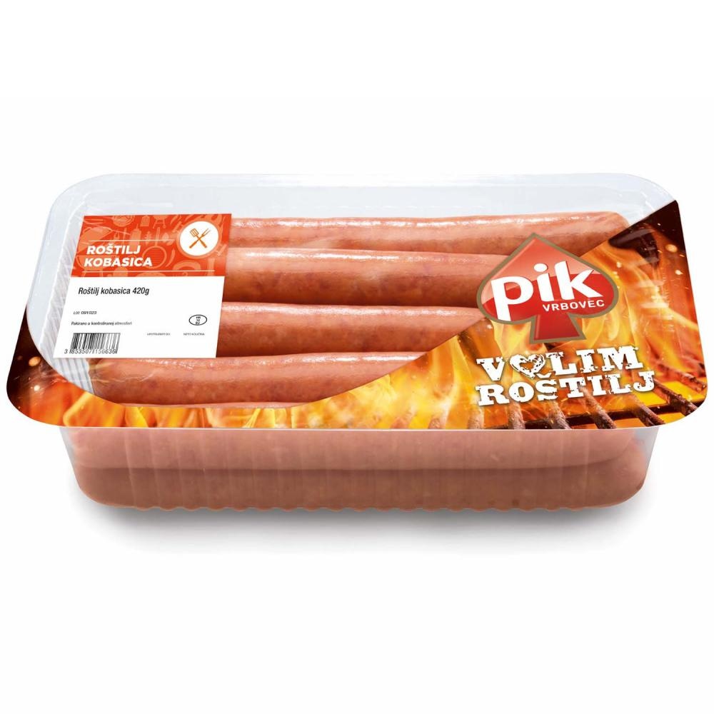 Pik Vrbovec Roštiljska kobasica 420 g - Akcija u trgovini Studenac