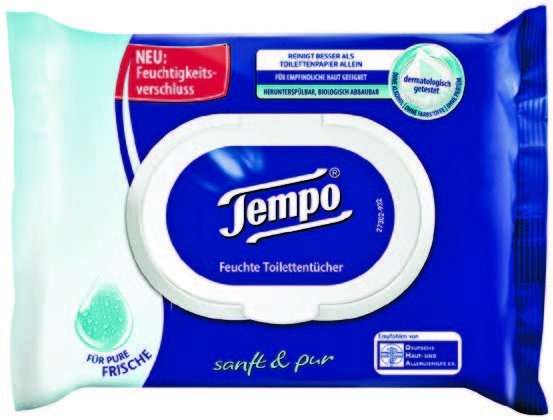 Tempo vlažni toaletni papir 42 kom - Akcija u trgovini Mueller