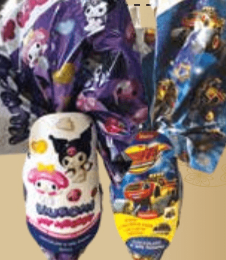 Čokoladno jaje Kuromi my melody, Blaze and the monster mashine 150 g - Akcija u trgovini Bakmaz