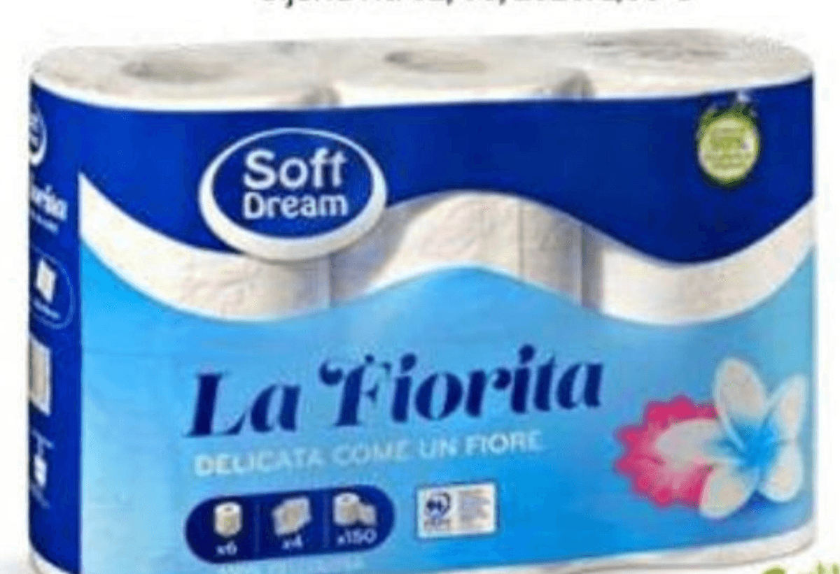 Toaletni papir Fiorita Soft Dream 6 rola - Akcija u trgovini Eurospin