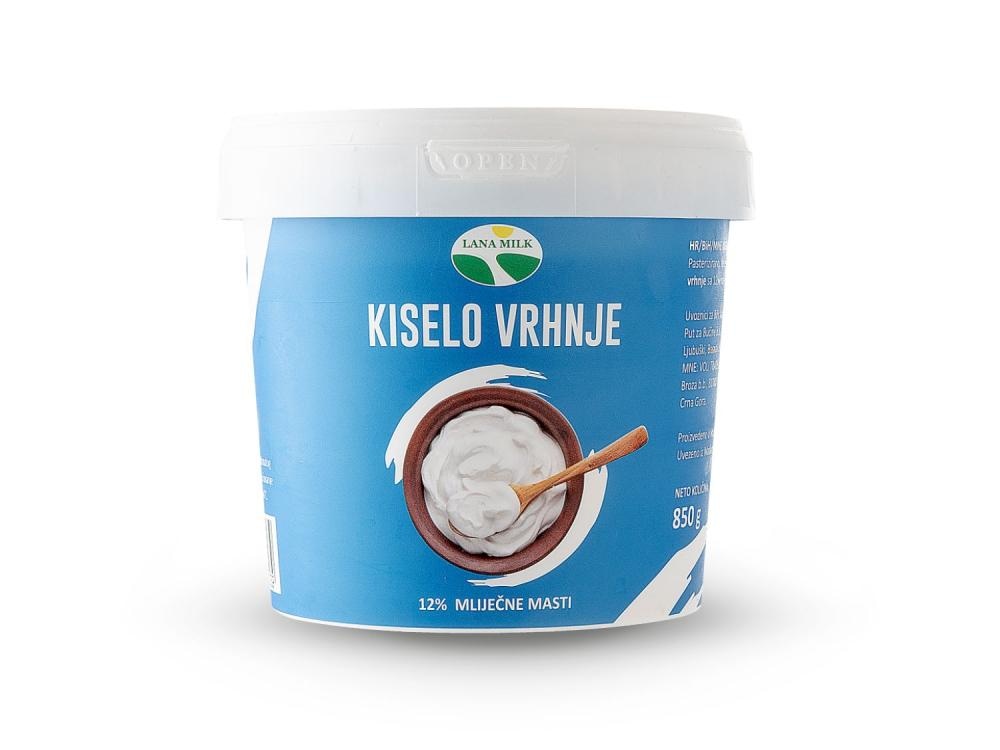 Lana milk Kiselo vrhnje 850 g - Akcija u trgovini Lidl