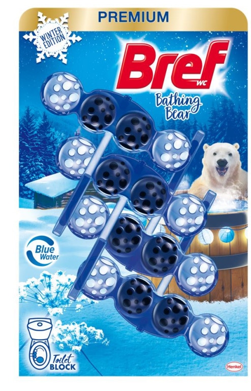 Osvježivač za WC školjku Bref 4x50 g - Akcija u trgovini KTC