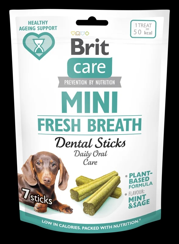 Brit Care Mini Fresh Breath Dental Sticks 7 kom/120 g - Akcija u trgovini Pet Centar