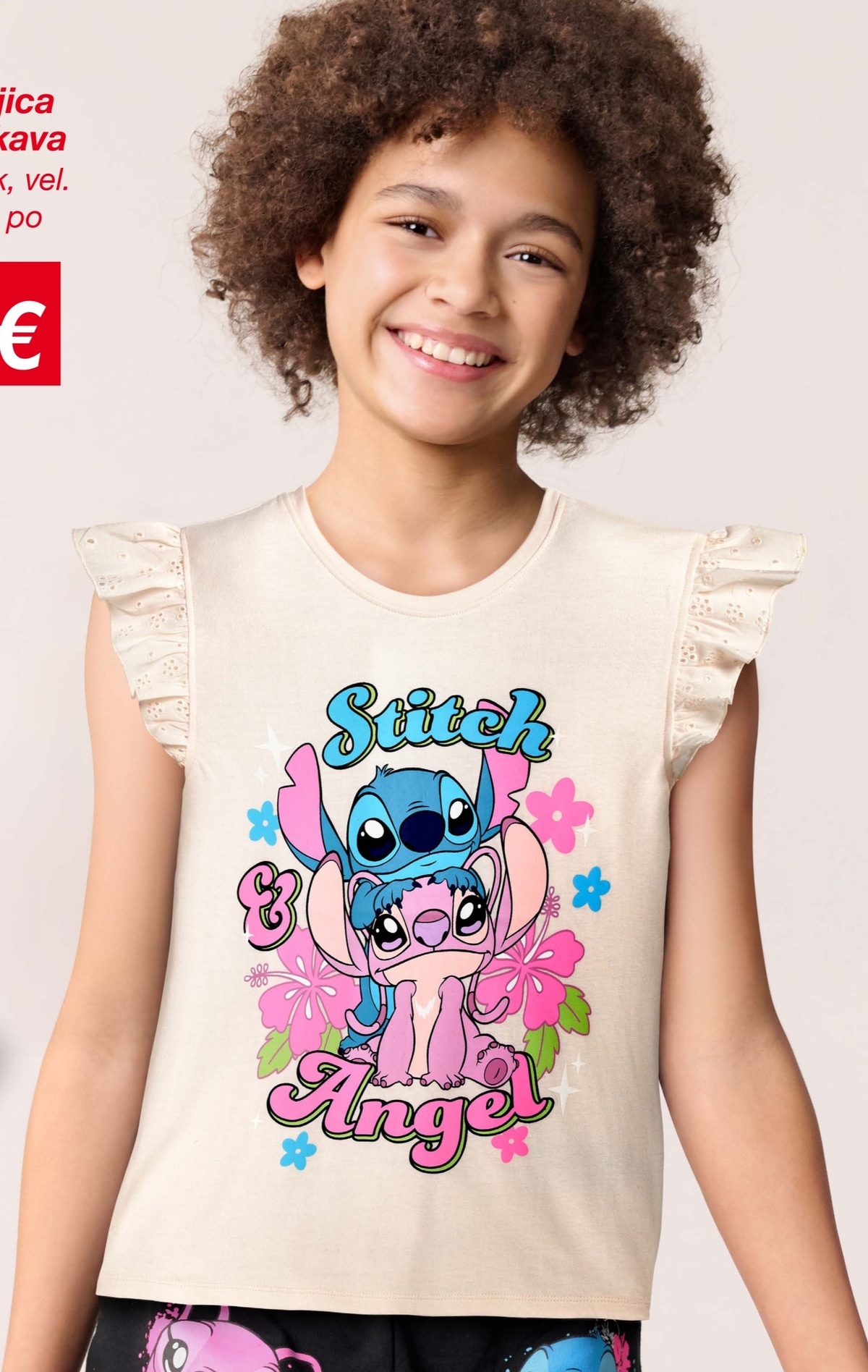 Disney Stitch dječja majica kratkih rukava - Akcija u trgovini Kik