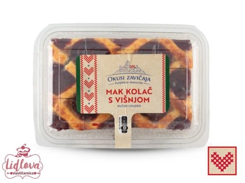 Okusi zavičaja Svježi mak kolač s višnjom 540 g - Akcija u trgovini Lidl