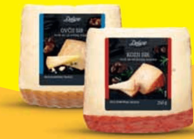 Ovčji ili kozji sir 250 g Deluxe - Akcija u trgovini Lidl