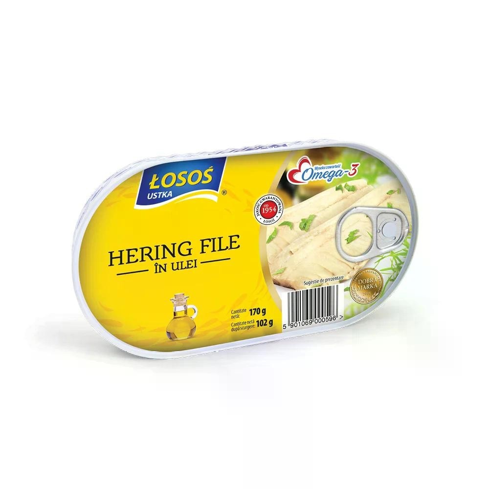 Losos fileti haringe u ulju 170 g Akcija u trgovini Pivac