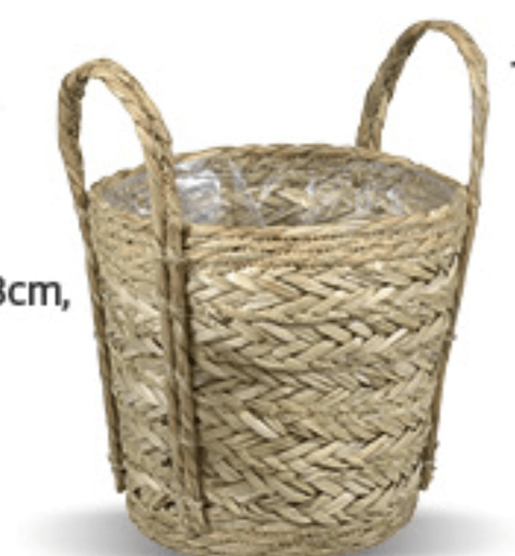 Tegla za cvijeće pletena 19x20x19cm, kom - Akcija u trgovini Konzum