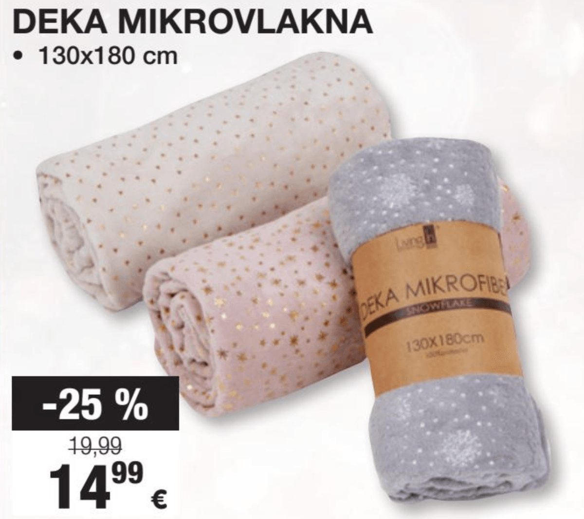 Deka 130x180 cm - Akcija u trgovini KTC