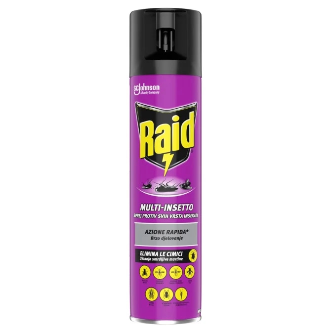 Raid sredstvo protiv svih vrsta insekata 400 ml - Akcija u trgovini Dm