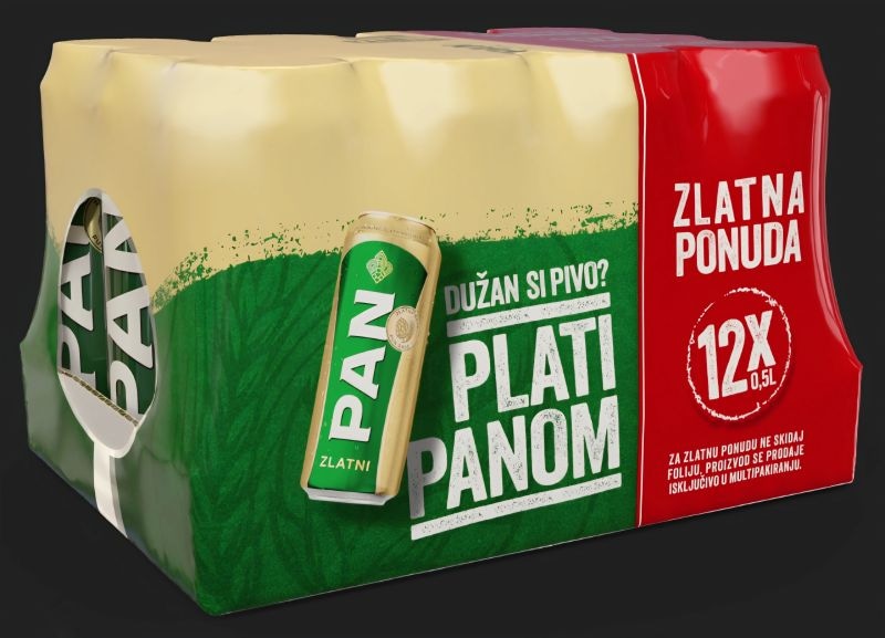 Pan Zlatni svijetlo 12 x 0.5 l - Akcija u trgovini Lidl