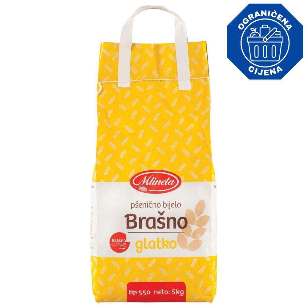 Mlineta Brašno glatko 5kg - Akcija u trgovini Konzum