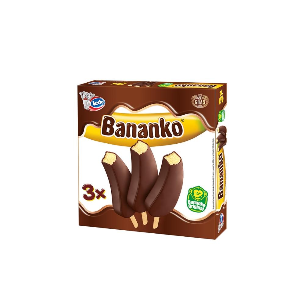 Sladoled Bananko 3 x 85 ml Ledo - Akcija u trgovini Spar