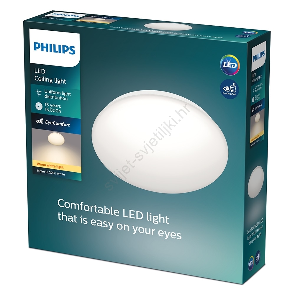 Stropna LED svjetiljka 'Moire' Ø 32 x v 5 cm Philips - Akcija u trgovini Bauhaus