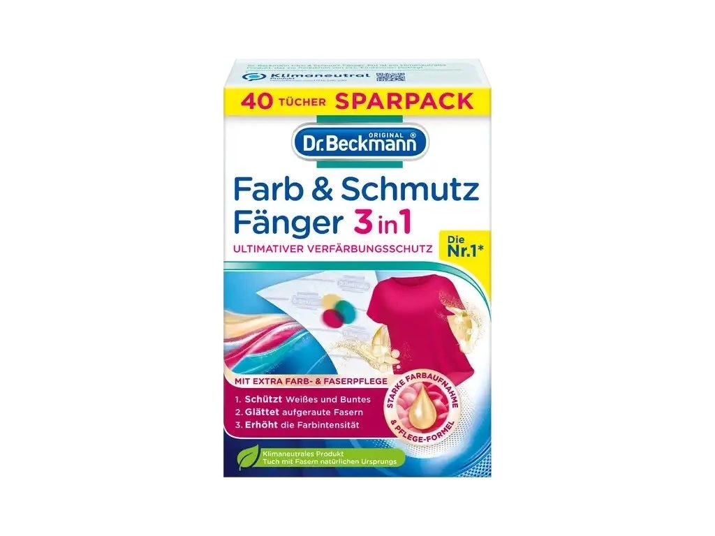 Dr. Beckmann Farb & Schmutz Fänger 3in1 maramice 40 kom - Akcija u trgovini Mueller
