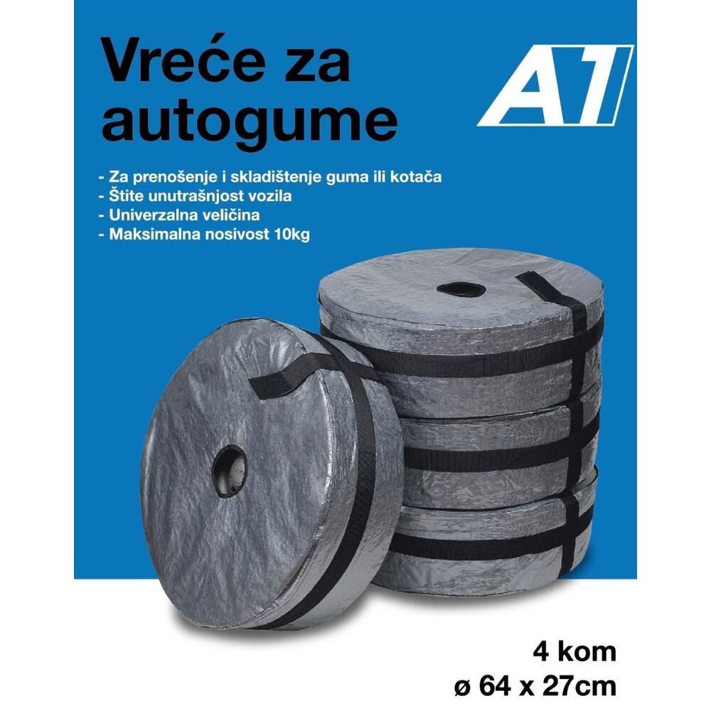 Vreće za gume A1 set 4/1 - Akcija u trgovini Pevex