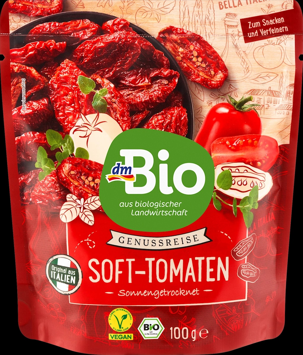 dmBio rajčice sušene 100 g Akcija u trgovini Dm