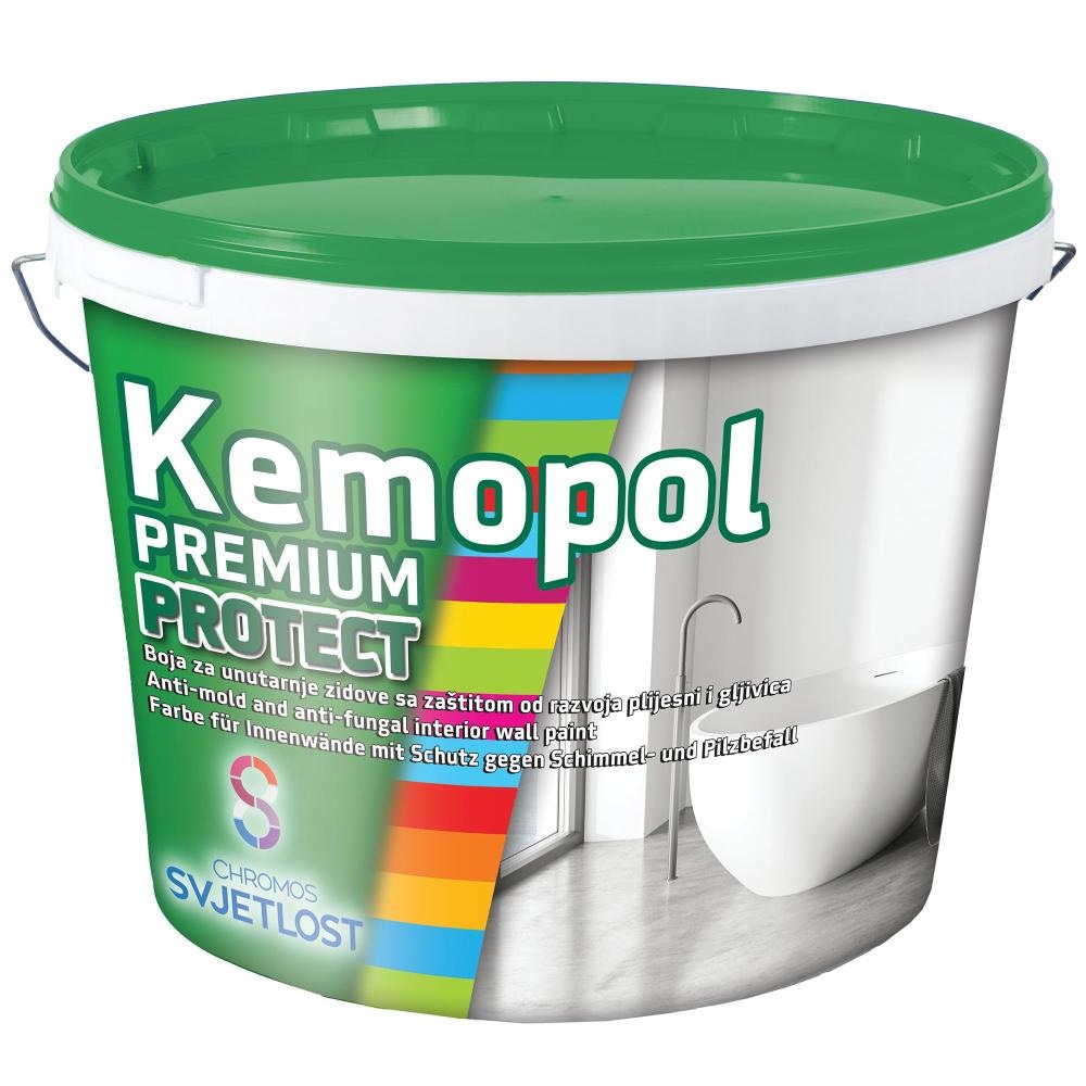 Boja za unutarnje zidove KEMOPOL PREMIUM PROTECT 5 l - Akcija u trgovini Pevex