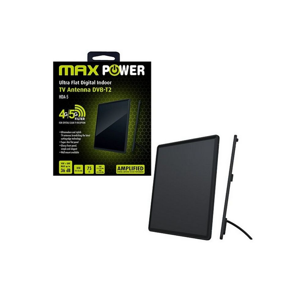 Sobna antena MAXPOWER HDA-5 UHF+VHF 36db 5G filter - Akcija u trgovini Pevex