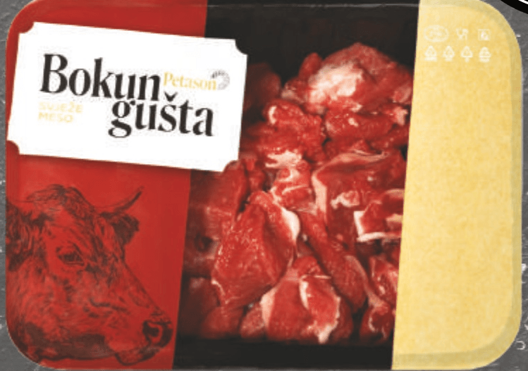 Juneće gulaš kocke 500 g Bokun Gušta - Akcija u trgovini Tommy