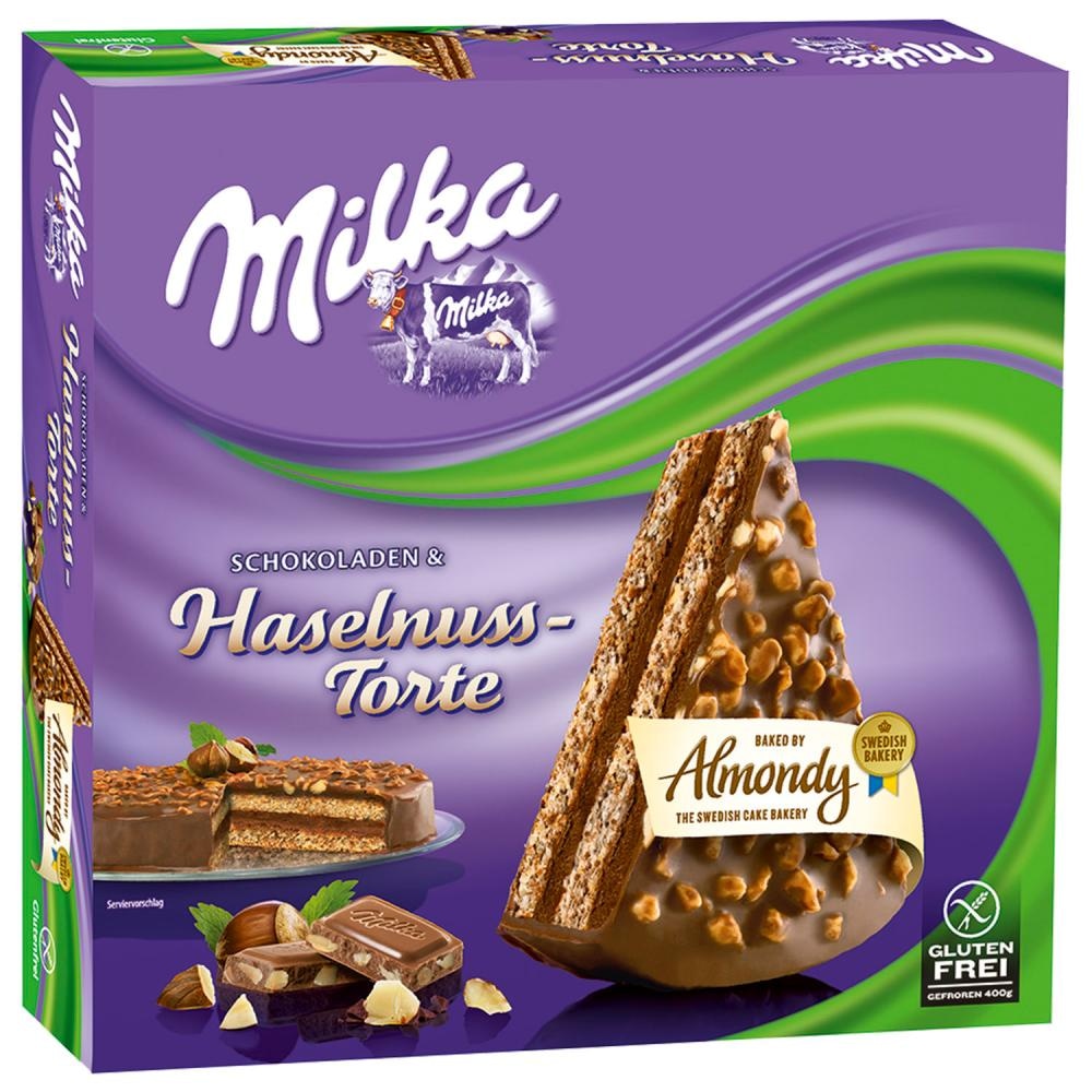 MILKA/TOBLERONE Torta lješnjak ili badem 400 g - Akcija u trgovini Lidl