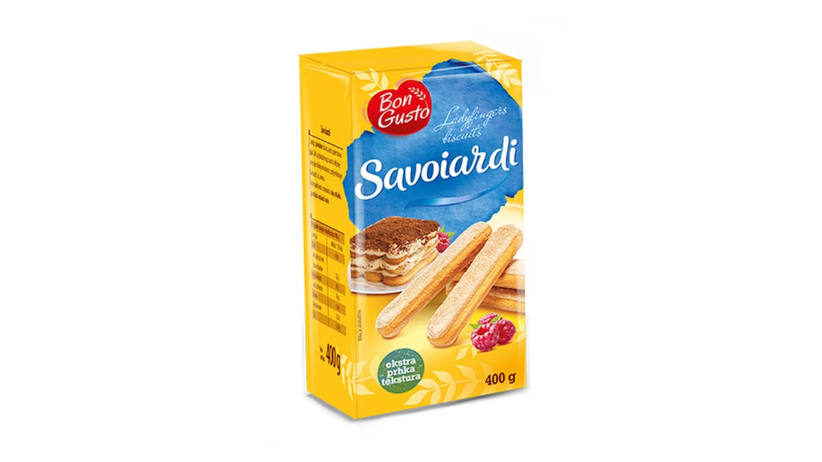 Bon Gusto Keks Piškote Savoiardi 400 g - Akcija u trgovini Studenac